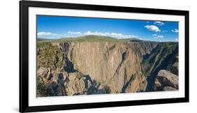 Rock formations in Black Canyon of the Gunnison National Park, Colorado, USA-null-Framed Photographic Print