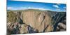 Rock formations in Black Canyon of the Gunnison National Park, Colorado, USA-null-Mounted Photographic Print