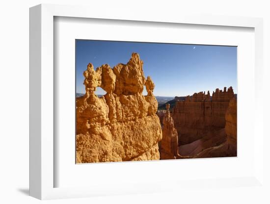 Rock Formations in Bryce Canyon National Park in Moonlight-Paul Souders-Framed Photographic Print