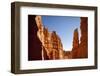 Rock Formations in Bryce Canyon National Park in Moonlight-Paul Souders-Framed Photographic Print