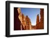 Rock Formations in Bryce Canyon National Park in Moonlight-Paul Souders-Framed Photographic Print