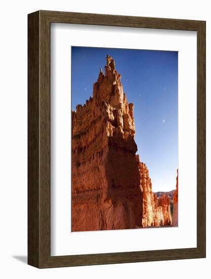 Rock Formations in Bryce Canyon National Park in Moonlight-Paul Souders-Framed Photographic Print