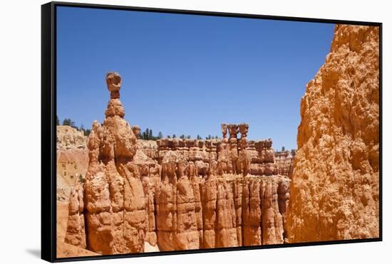 Rock Formations in Bryce Canyon National Park-Paul Souders-Framed Stretched Canvas