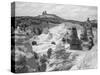 Rock Formations in Desert of New Mexico-null-Stretched Canvas