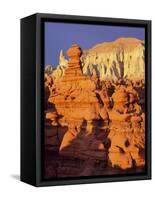 Rock formations in Goblin Valley State Park-Scott T^ Smith-Framed Stretched Canvas