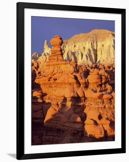 Rock formations in Goblin Valley State Park-Scott T^ Smith-Framed Photographic Print