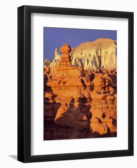 Rock formations in Goblin Valley State Park-Scott T^ Smith-Framed Photographic Print