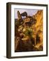 Rock Formations in Grapevine Hills, Big Bend National Park, Texas, USA-Jerry Ginsberg-Framed Photographic Print