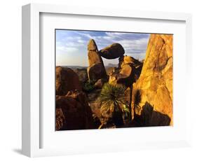 Rock Formations in Grapevine Hills, Big Bend National Park, Texas, USA-Jerry Ginsberg-Framed Photographic Print