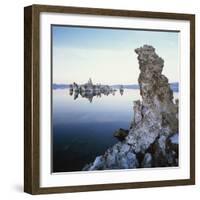 Rock Formations in Mono Lake-Micha Pawlitzki-Framed Photographic Print