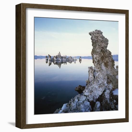 Rock Formations in Mono Lake-Micha Pawlitzki-Framed Photographic Print