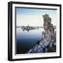 Rock Formations in Mono Lake-Micha Pawlitzki-Framed Photographic Print