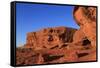 Rock formations in Pioneer Park, St. George, Utah, United States of America, North America-Richard Cummins-Framed Stretched Canvas