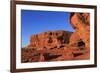 Rock formations in Pioneer Park, St. George, Utah, United States of America, North America-Richard Cummins-Framed Photographic Print