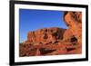 Rock formations in Pioneer Park, St. George, Utah, United States of America, North America-Richard Cummins-Framed Photographic Print