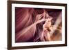 Rock Formations in the Antelope Canyon National Park, Arizona-null-Framed Photographic Print