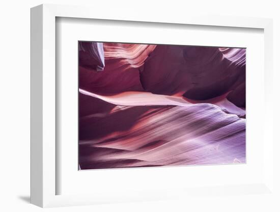Rock Formations in the Antelope Canyon National Park, Arizona-null-Framed Photographic Print