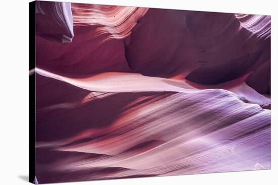 Rock Formations in the Antelope Canyon National Park, Arizona-null-Stretched Canvas
