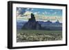 Rock Formations in the Late Daylight Near Monument Valley-Michael Runkel-Framed Photographic Print