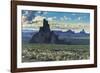 Rock Formations in the Late Daylight Near Monument Valley-Michael Runkel-Framed Photographic Print