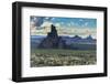 Rock Formations in the Late Daylight Near Monument Valley-Michael Runkel-Framed Photographic Print