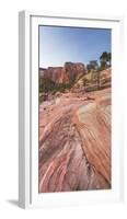 Rock Formations in the Lower Kolob Plateau, Zion National Park, Utah, Usa-Rainer Mirau-Framed Photographic Print