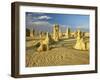 Rock Formations in the Pinnacle Desert in Nambung National Park Near Perth, Western Australia-Gavin Hellier-Framed Photographic Print