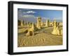 Rock Formations in the Pinnacle Desert in Nambung National Park Near Perth, Western Australia-Gavin Hellier-Framed Photographic Print