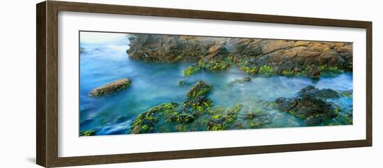 Rock Formations in the Sea, Bird Rock, La Jolla, San Diego, California, Usa-null-Framed Photographic Print