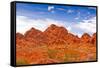 Rock Formations in the Valley of Fire in Nevada-photographhunter-Framed Stretched Canvas