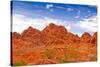 Rock Formations in the Valley of Fire in Nevada-photographhunter-Stretched Canvas