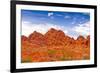 Rock Formations in the Valley of Fire in Nevada-photographhunter-Framed Photographic Print