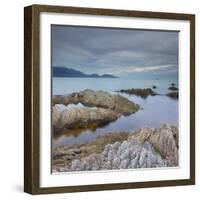 Rock Formations, Kaikoura Peninsula, Manakau Mountains, Canterbury, South Island, New Zealand-Rainer Mirau-Framed Photographic Print