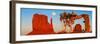 Rock Formations, Monument Valley Tribal Park, Utah Navajo, San Juan County, Utah, USA-null-Framed Photographic Print