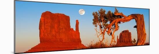 Rock Formations, Monument Valley Tribal Park, Utah Navajo, San Juan County, Utah, USA-null-Mounted Photographic Print