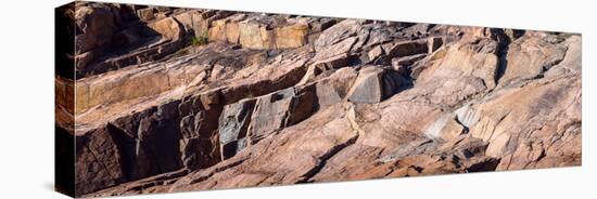 Rock formations, Mount Desert Island, Acadia National Park, Hancock County, Maine, USA-null-Stretched Canvas