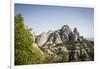 Rock Formations Of Montserrat Natural Park. Barcelona Province. Catalonia. Spain-Oscar Dominguez-Framed Photographic Print