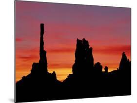 Rock Formations of Monument Valley, Navajo Nation Usa-Jerry Ginsberg-Mounted Photographic Print