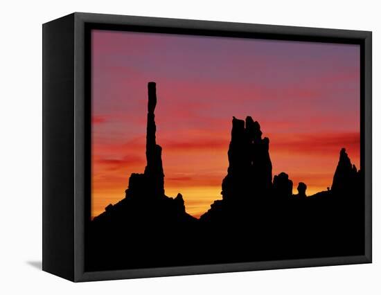 Rock Formations of Monument Valley, Navajo Nation Usa-Jerry Ginsberg-Framed Stretched Canvas