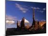 Rock Formations of Monument Valley, Navajo Nation Usa-Jerry Ginsberg-Mounted Photographic Print