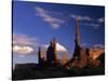 Rock Formations of Monument Valley, Navajo Nation Usa-Jerry Ginsberg-Stretched Canvas