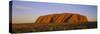 Rock Formations on a Landscape, Ayers Rock, Uluru-Kata Tjuta National Park, Northern Territory-null-Stretched Canvas