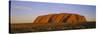 Rock Formations on a Landscape, Ayers Rock, Uluru-Kata Tjuta National Park, Northern Territory-null-Stretched Canvas