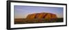 Rock Formations on a Landscape, Ayers Rock, Uluru-Kata Tjuta National Park, Northern Territory-null-Framed Photographic Print