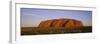 Rock Formations on a Landscape, Ayers Rock, Uluru-Kata Tjuta National Park, Northern Territory-null-Framed Photographic Print