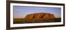 Rock Formations on a Landscape, Ayers Rock, Uluru-Kata Tjuta National Park, Northern Territory-null-Framed Photographic Print