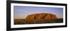 Rock Formations on a Landscape, Ayers Rock, Uluru-Kata Tjuta National Park, Northern Territory-null-Framed Photographic Print