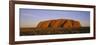 Rock Formations on a Landscape, Ayers Rock, Uluru-Kata Tjuta National Park, Northern Territory-null-Framed Photographic Print