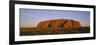 Rock Formations on a Landscape, Ayers Rock, Uluru-Kata Tjuta National Park, Northern Territory-null-Framed Photographic Print