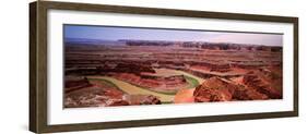 Rock Formations on a Landscape, Canyonlands National Park, Colorado River, Utah, USA-null-Framed Photographic Print
